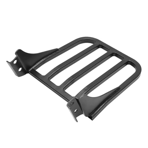 Porte-bagages noir avec sissy bar dossier moto Sportster XL 883 1200 Dyna
