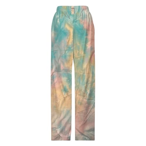 Retro Rainbow Tie DyeChildren's Casual Pajamas110CM4