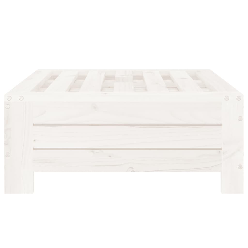 Rivestimento per supporto per ombrellone bianco, in legno di pino massiccio, 63,5 x 63,5 x 26 cm, copertura come tavolino per balcone, terrazza, giardino, piscina, fascino rustico