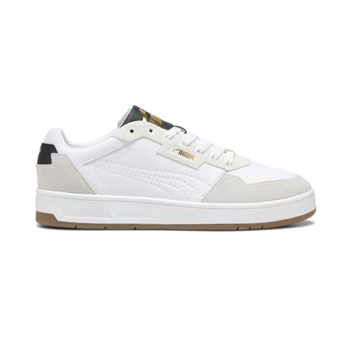 PUMA Mens Court Classic Lux Sd Sneakers Shoes Casual - White