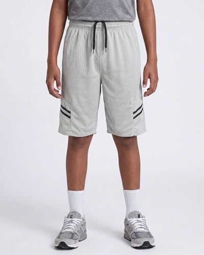 Image of 5 Pack Boys' Mesh Athletic Shorts Basketball Kids Soccer Sports Pockets