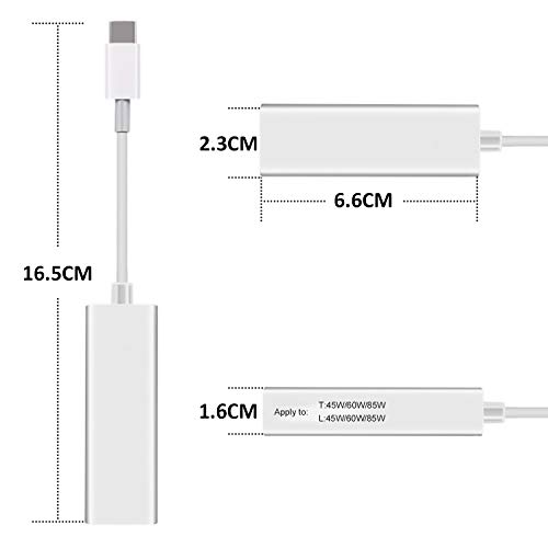 Image of Microware USB C Adapter Compatible for MagSafe 1 & 2 (Type C to Magsafe 1 & 2 Charging Adapter)