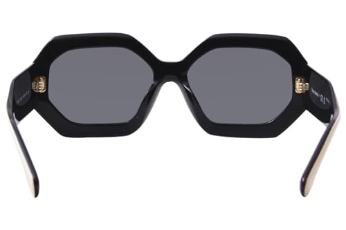 Tory Burch Sunglasses TY 7192 U 196187 Black/Ivory Dark Grey Solid, 55/16/1404