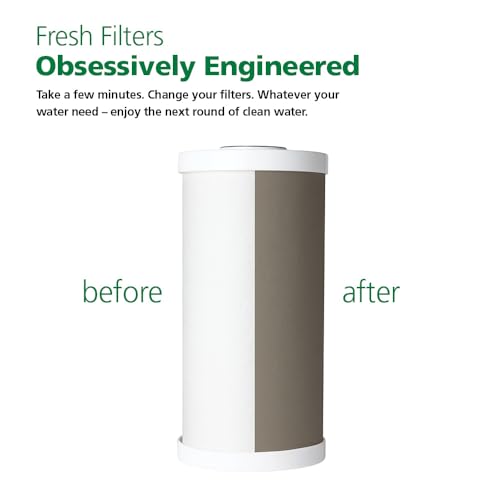 Image of AO Smith 4.5 inchx10 inch 25 Micron Carbon Sediment Water Filter Replacement Cartridge - NSF /ANSI 42 Certified - For Whole House Filtration Systems - AO-WH-PREL-RC