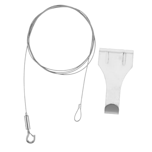 FOYTOKI Tendedero De Ropa De Acero Inoxidable Kit De Alambre Para Colgar Cuadros Resistente Para Uso Interiores y Exteriores Para Marcos De Fotos