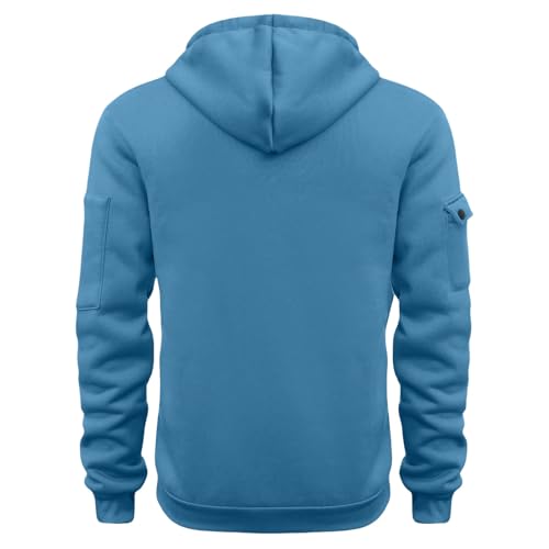 Boys Hoodies Teens Quarter Zip Hooded Sweatshirt Fashion Casual Long Sleeve Fall Winter Pullover Clothes3