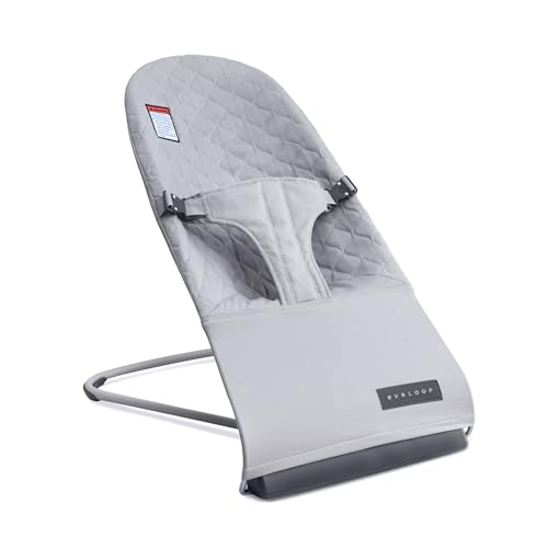 Evrloop Safe & Sustainably-Made Bouncer, Organic Cotton and Wool Cover,