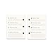 Natmisz: Password Book, A9 Size Leather Binder Password Keeper, 50 Pages Password Notebook Organizer Computer and Internet Address Website Login, Gifts for Home and Office (Black Cover, Silver Rings)