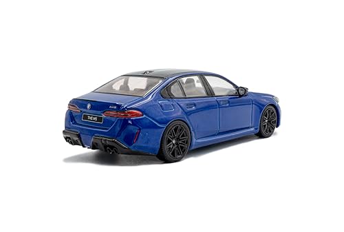 BMW G90 M5 Sedan Modelo a Escala 1:43 Azul Marina miniatura 3