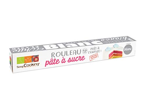  Rouleau de Pâte à Sucre Blanc Prêt à l'Emploi ...