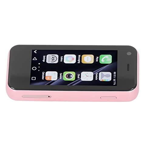 Mini Smartphone Rosa med Dubbla Kameror och 4 Kärnor, 1580mAh