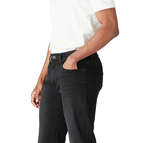 Lucky Brand Men’s 410 Athletic Straight Fit Straight Leg Jeans (as1, Waist_Inseam, Numeric_40, Numeric_32, Black)4
