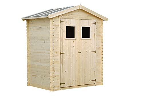 Hoggar Nature Casetas de Madera Alvik (2,66 m2). Cobertizo Jardin 136x196x218cm Cover