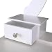 Iglobalbuy Tocador, Escritorio de Maquillaje con Taburete, Mesa de cosmética Blanca con...