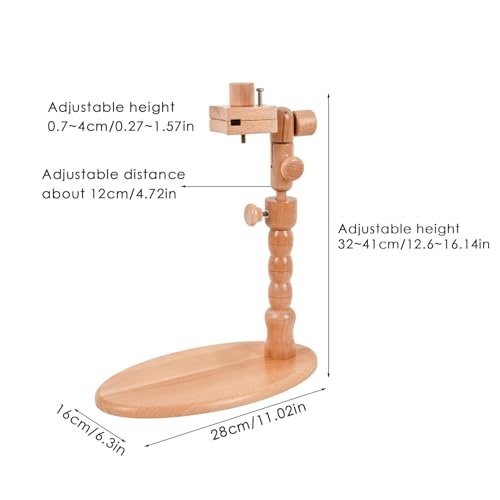 Soporte de bordado de madera para regalar a aficionados a la costura 2