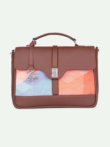 Image of ZOUK | Women's Vegan Leather | Stylish Handbag with Adjustable Strap, Top Handle |