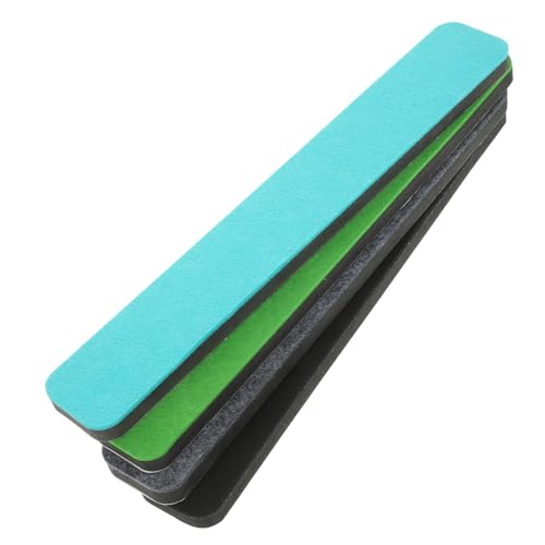 Lurrose 4pcs Felt Bulletin Boards Self Adhesive Notice Strips for Office Home Decor Wall Decoration for Messages Reminders