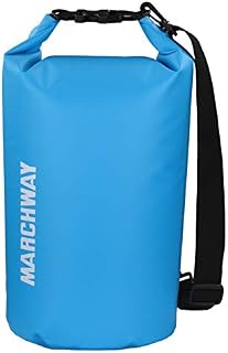 MARCHWAY Floating Waterproof Dry Bag 5L/10L/20L/30L, Roll Top Sack Keeps Gear Dry