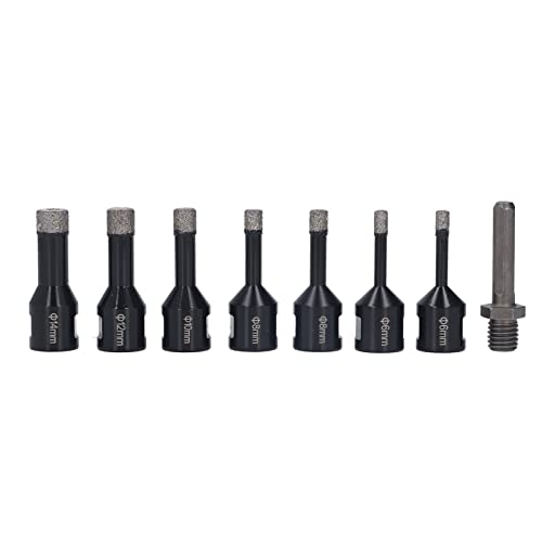 Juego de 7 brocas diamantadas para azulejos 6-14 mm miniatura 3