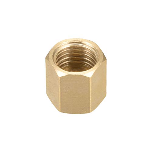 Tapón de latón de 1/8 uxcell con cabezal hexagonal para tuberías G 4