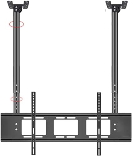 Soporte De Montaje En Techo para TV con Inclinación Ajustable Y Doble Barra, Adecuado para Pantallas Led Grandes De 55 A 86 Pulgadas, Soporte De Pared para TV.
