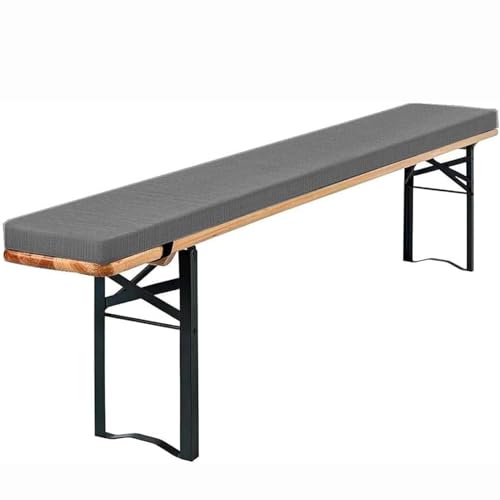 Cojines para sofá de Exterior 220x40x3cm (86.7x15.8x1.2in) Cojín para Banco de Cerveza, Relleno de Esponja de Alta resiliencia Suave y cómoda Funda extraíble para Conjuntos de Carpas de cerv