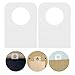 ARTIBETTER Strong Adhesive Round Hole Hanging Tags 500pcs Retail Display Sticker Hangers for Store Craft Fairs Office