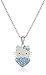 Hello Kitty Girls Crystal Birthstone Heart-Pendant Necklace, 18"