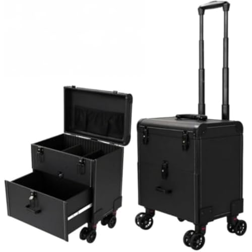 YHHY�L���X�^�[�t�����ϔ��A���ϕi�|�[�^�u���{�b�N�X ��e�ʁA�v���t�F�b�V���i���A���b�N�A�J���ȒP�A���肵���ϋv���A�z�C�[�����ϕi���[�{�b�N�X�A�u���b�N (�u���b�N,L)