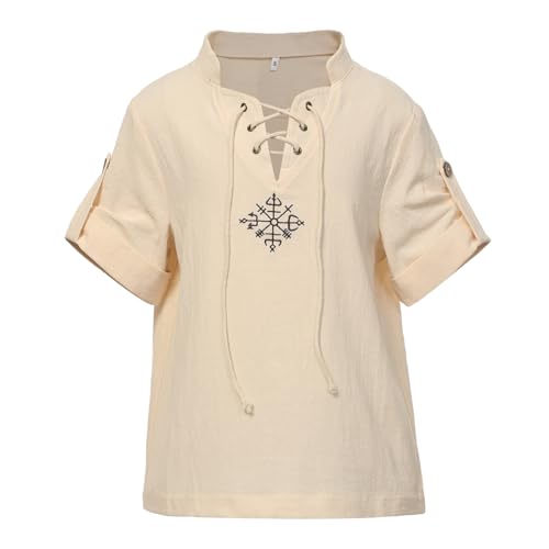 Camisa medieval para niños estilo renacentista vikingo miniatura 3