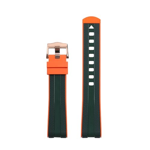 Bracelet silicone liquide 20mm incurvé premium pour Omega Seamaster
