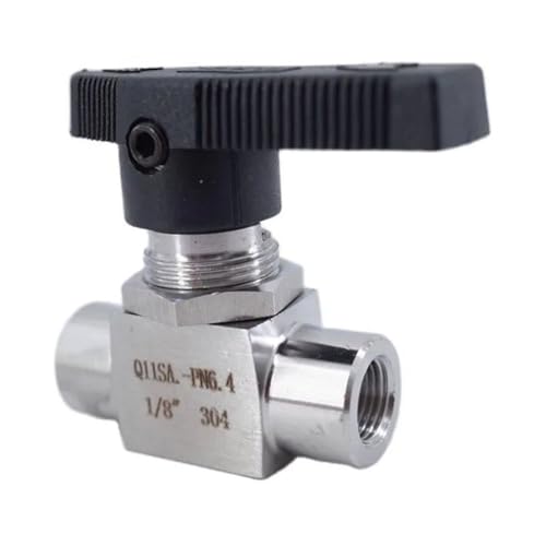 Válvula de bola antifugas G1/4" de acero inoxidable para alta temperatura 2