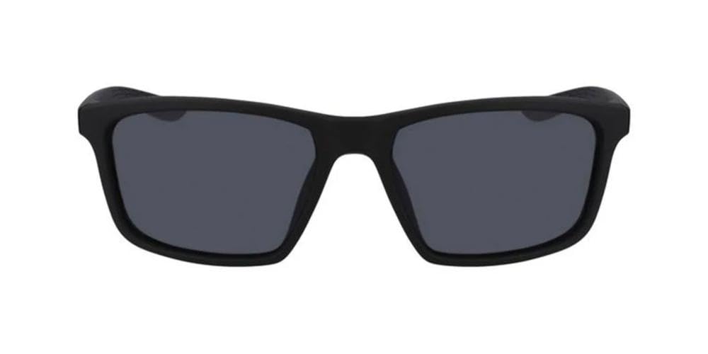 NIKE Lunettes de soleil VALIANT N IU4689X - Demi-cerclage léger, Verre 60 mm, MATTE BLACK/WHITE/DARK GREY