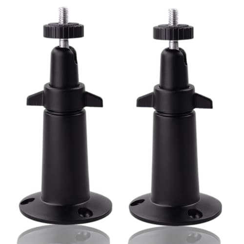 Wandhalterung für Überwachungskameras, verstellbare Halterung für Innen- und Außenbereich, für Arlo Pro Arlo Pro 2 Arlo Ultra und andere kompatible Modelle, Schwarz, 2 Stück