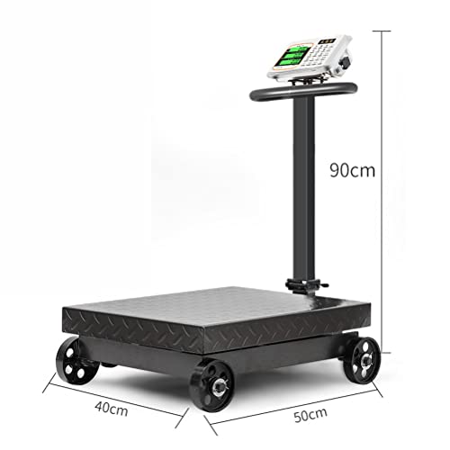 Báscula electrónica plegable con plataforma y pantalla LCD miniatura 5