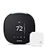 ecobee ecobee4 Smart Wi-Fi Thermostat, One Size, Black