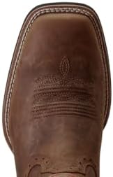 Ariat Men's Sport Wide Square Toe Western Boot, Distressed Brown, 10 M US - 4