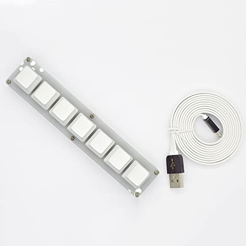 LICHIFIT 7 Keys Keyboard USB Interface Custom Macro Mini...