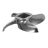 FUNOMOCYA ステンレス製ミートグラインダー替刃 方孔 径 鋭利なカッター 手動 電動兼用 家 業務用均一で正確な切断効率向上