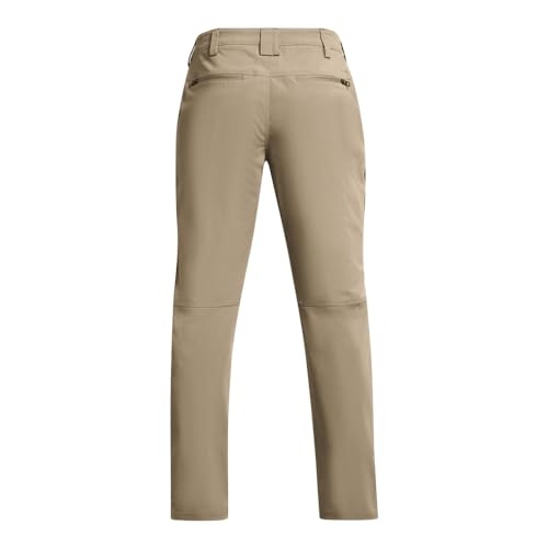Under Armour Men's Enduro Elite Flat Front Pants, 251 Brown, 44/32 - image 5