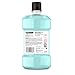 Listerine Cool Mint Alcohol Free Mouthwash, Bad Breath Germ Killing, Bad Breath Treatment Oral Rinse for Adults; Cool Mint Flavor, 500 mL, 6 Pack