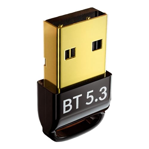 Goshyda Bluetooth Adapter for PC, Driver Free 5.3 Bluetooth Dongle for Win 8.1/10/11, Bluetooth Transmitter & Receiver for Keyboard, Mouse, Printer, Headphone, Goshydav7dz0k4w1n