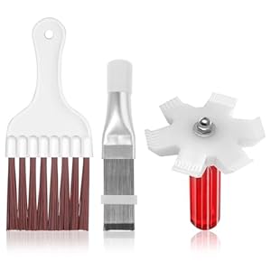 Lmooon 3 Stück Klimaanlage Reinigungsbürsten Set