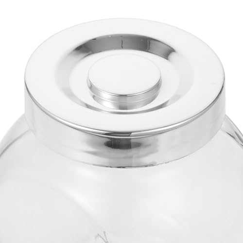 Tarros de vidrio de textura gruesa de 180ml y botes herméticos para manualidades DIY 8