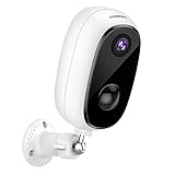 Security Camera Outdoor Rechargeable Battery Zumimall 1080P Wireless WiFi Cameras for Home Security, Waterproof Camera, IR Night Vision, 2-Way Talk, Motion Detection, Alert, Remote View, Cloud/SD