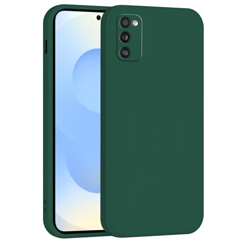 Mixroom - Cover Custodia Case per Samsung Galaxy A41 Protezione Fotocamera in Silicone TPU Morbido Opaco Bordi Piatti Colore Verde Foglia