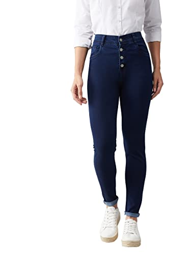 Image of Dolce Crudo Distressed High Rise Skinny Jeans for Women