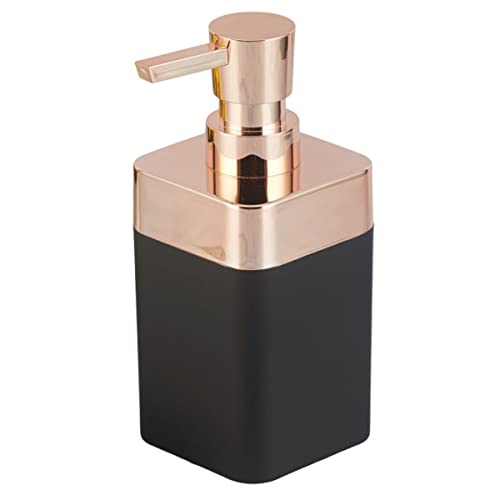 Image of Kookee Acrylic Soap Dispenser with Pump for Kitchen, Bathroom, & Wash Basin, Designer Refillable for Liquid Handwash, Shampoo & Lotion, Leakproof, Set of 1 (9954)