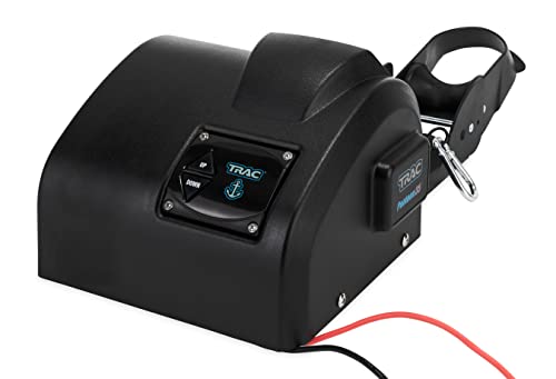 Camco Trac Outdoors Pontoon 35-G3 Electric Anchor Winch | Features A High-Efficiency, 12-Volt Dc, All Steel Gear Motor And 100-Feet Of Pre-Wound Double-Braid Anchor Rope | (69003) #TOP3