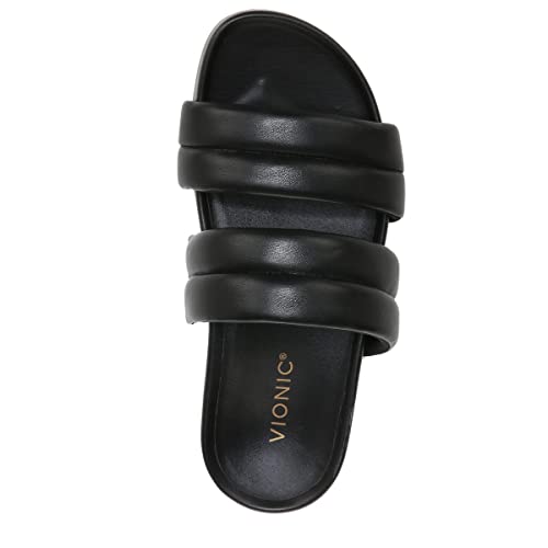 Vionic Mayla Women's Supportive Slide Sandals Black - 8.5 Medium #TOP2